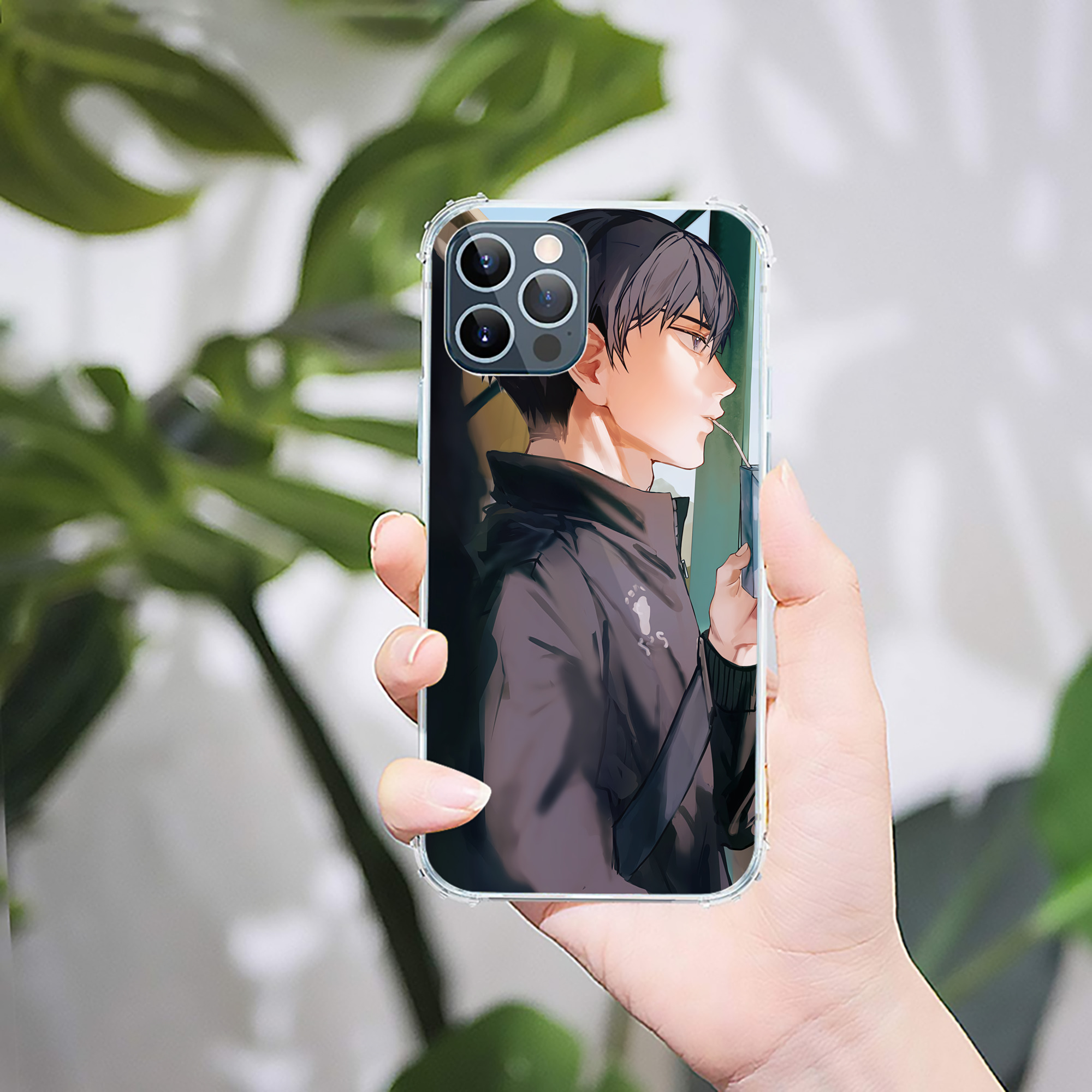 （画像用） ハイキュー!! Haikyu!! 【iPhone 12シリーズ対応】透明スマホケース（クリアソフトケース）